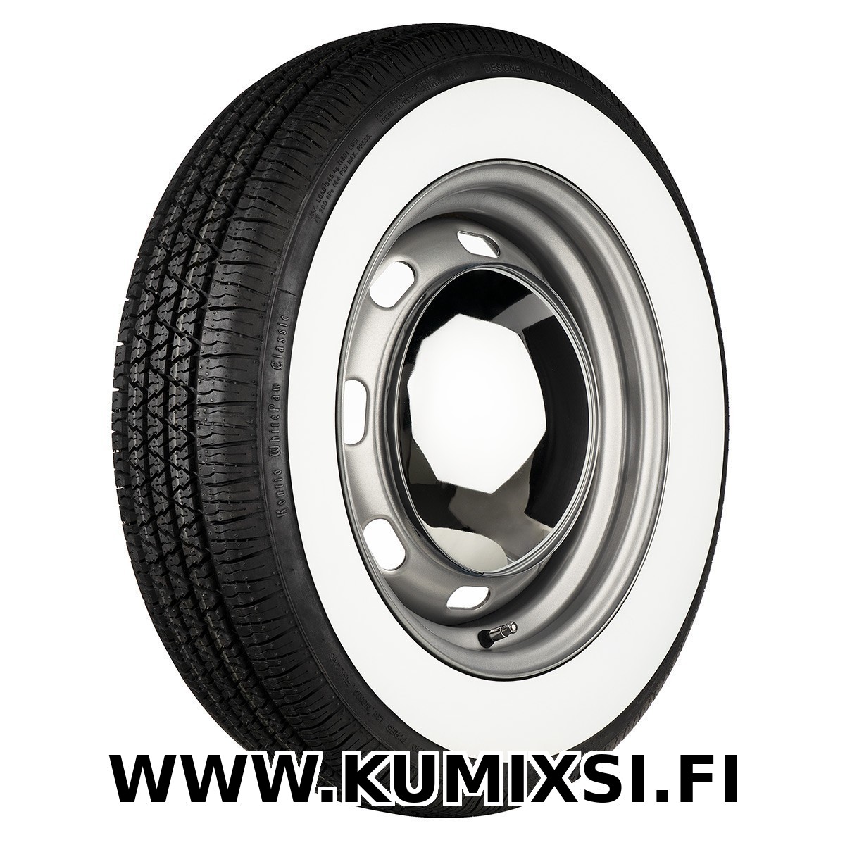 Kontio WhitePaw Classic Valkosivu 2⅛" (55mm) 155/80R15 83S