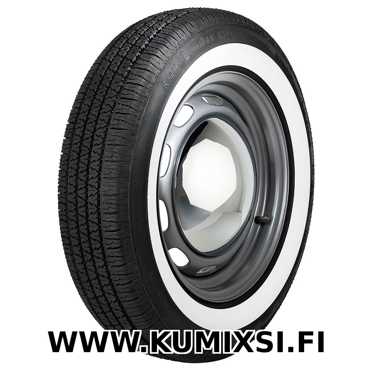Kontio WhitePaw Classic Valkosivu 1½" (40mm) 165/80R15 87T