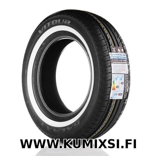 Vitour Galaxy R1 Valkosivu 25 mm 195/65R15 91H