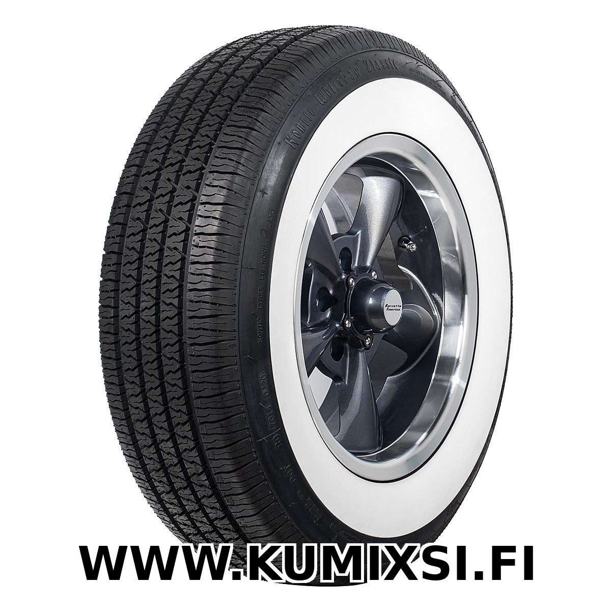 Kontio WhitePaw Classic Valkosivu 2½" (64mm) 205/75R15 97R