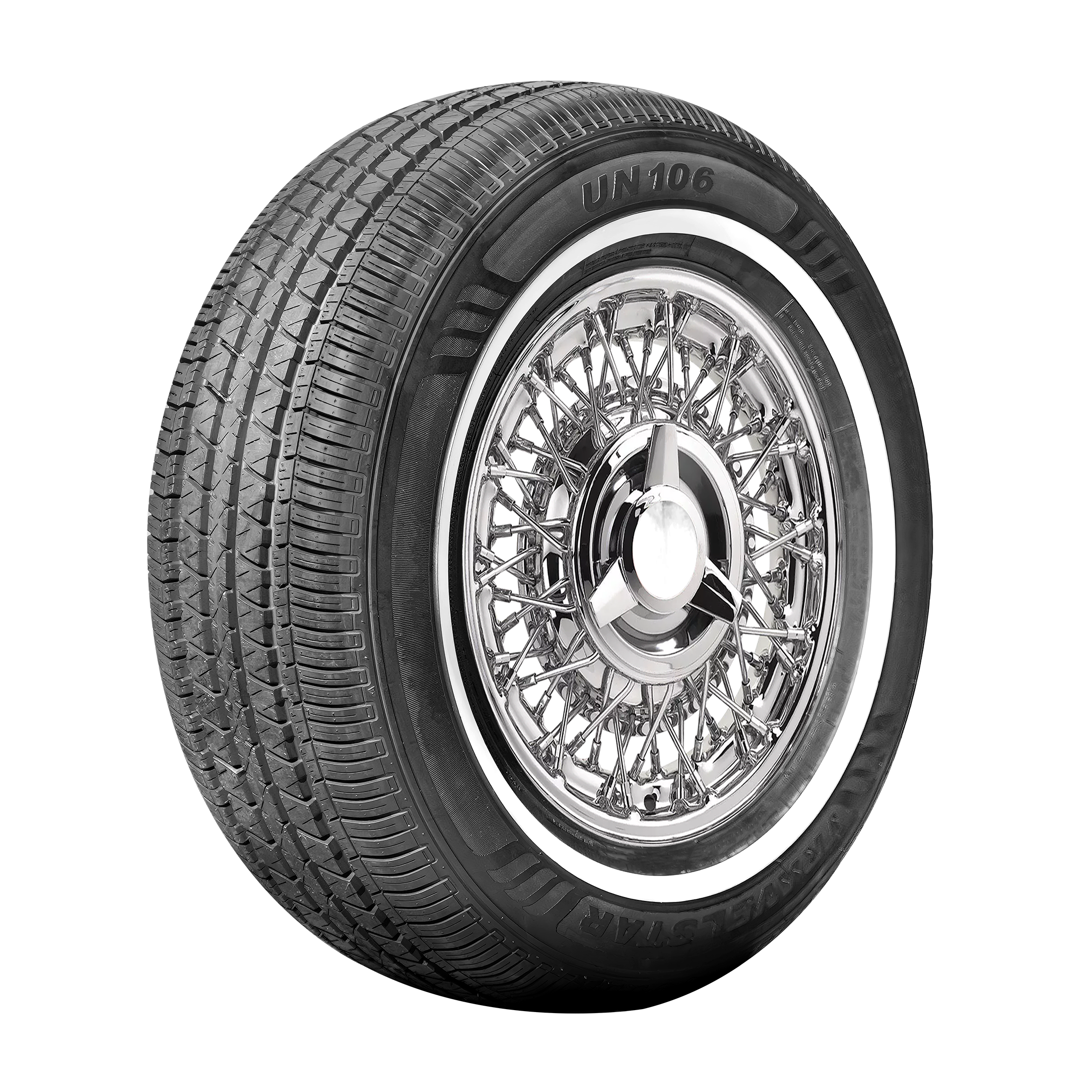 Travelstar Classic Radial UN106 Valkosivu 18 mm 205/75R15 97S