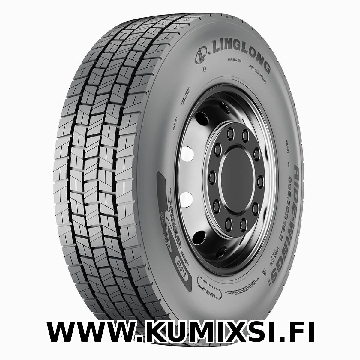 Linglong L-D20 kuorma-autoon 3PMSF 245/70R17.5 136M
