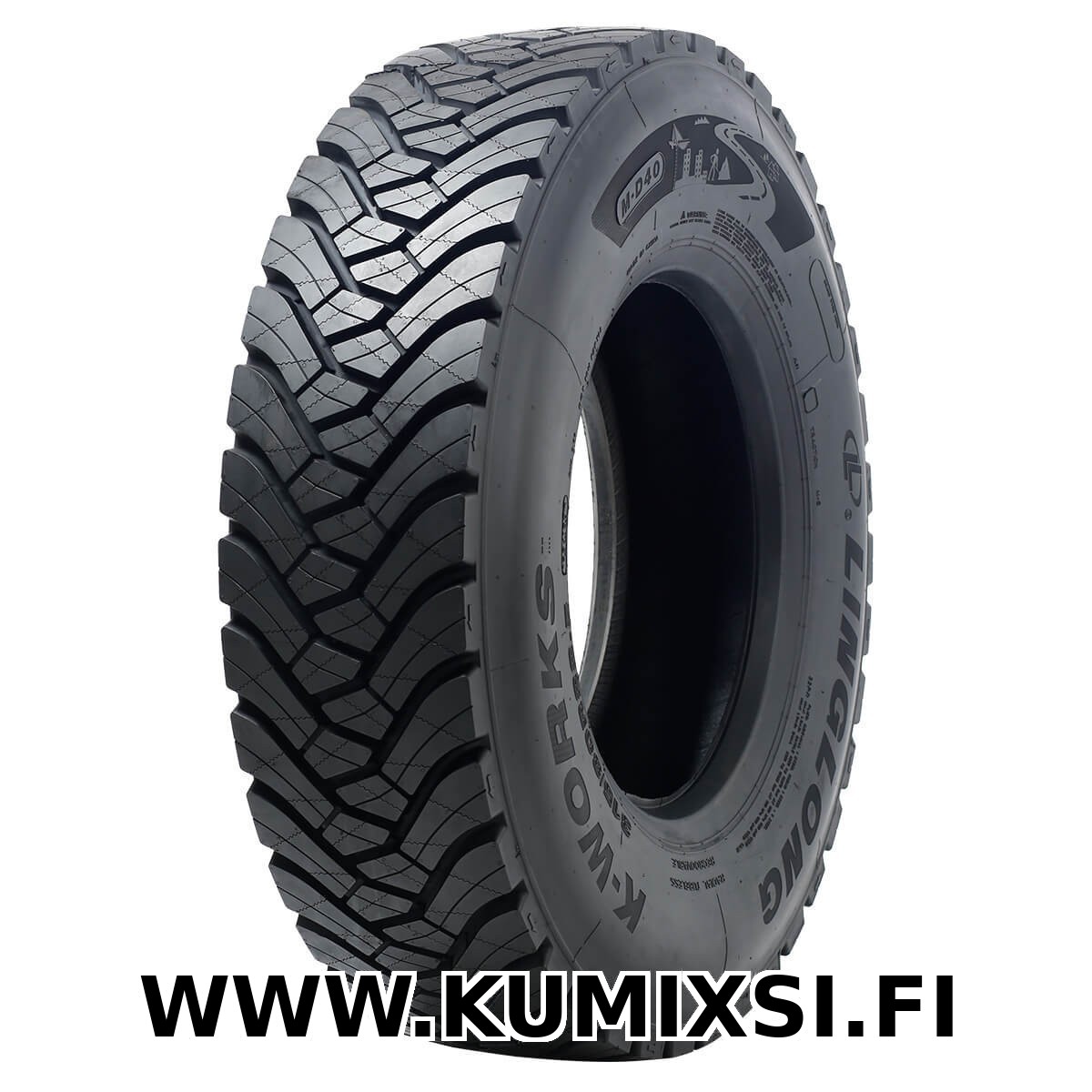 Linglong M-D40 kuorma-autoon 3PMSF 315/80R22.5 158K