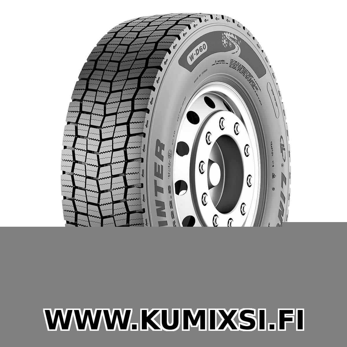 Linglong W-D60 kuorma-autoon 3PMSF 315/80R22.5 158L