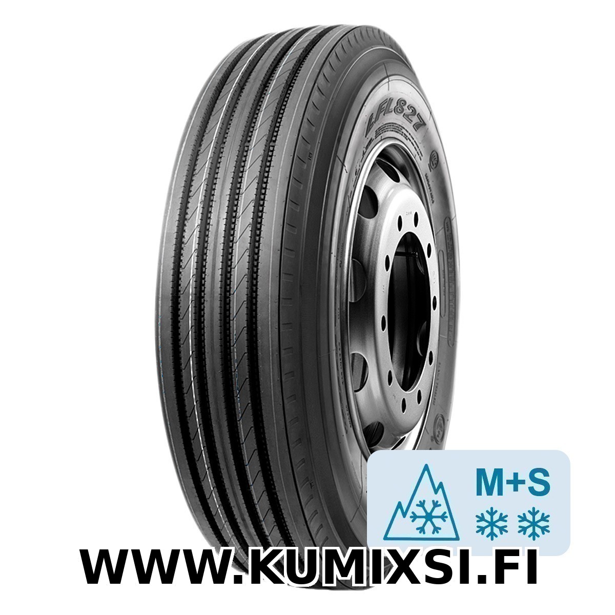 Linglong LFL827 kuorma-autoon M+S TARJOUS 385/65R22.5 164J